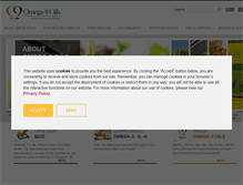 Tablet Screenshot of omega-9oils.com